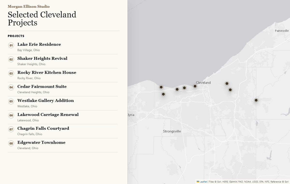 Preview of the residential renovation project locator map